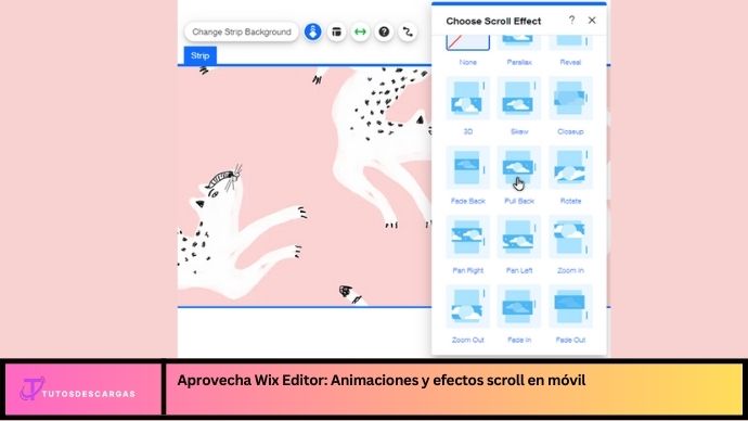 Wix Editor: Usando Animaciones y Efectos de Scroll en Tu Sitio Móvil
