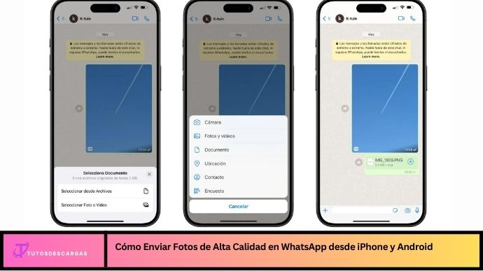Cómo Enviar Fotos de Alta Calidad en WhatsApp desde iPhone y Android