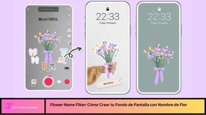 Cómo Crear tu Fondo de Pantalla con Nombre de Flor