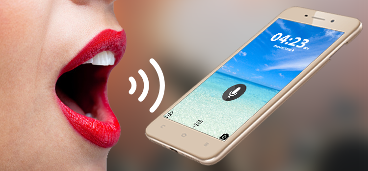 Usando la Aplicación Voice Screen Lock
