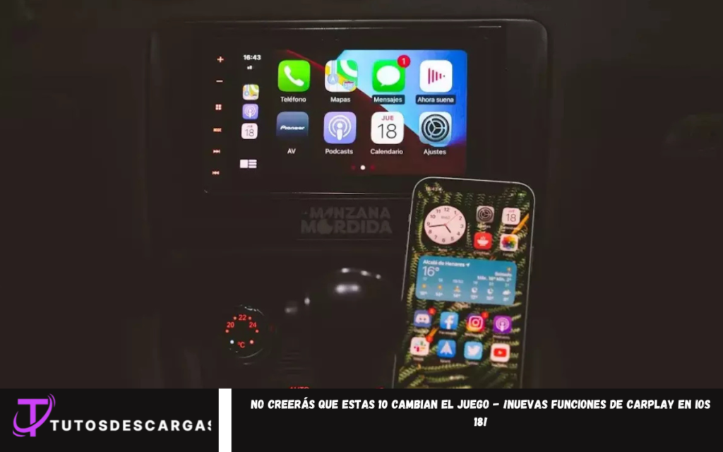 Nuevas funciones de CarPlay en iOS 18
