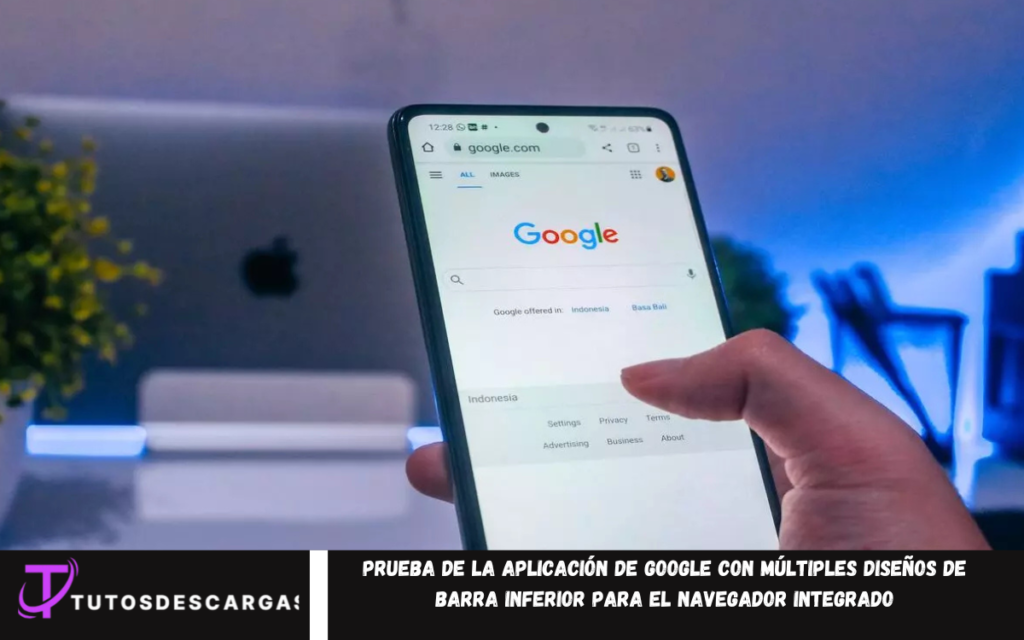 Prueba de la aplicación de Google con múltiples diseños