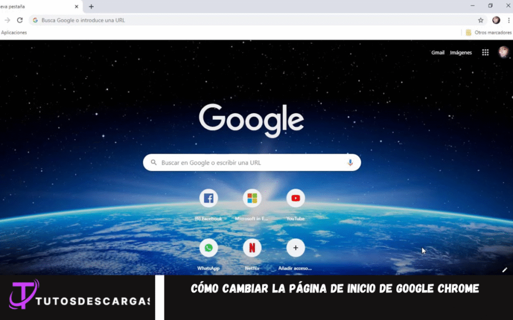 Cómo cambiar la página de inicio de Google Chrome